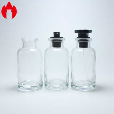 100 мл прозрачная формованная бутылка из парфюмерного стекла